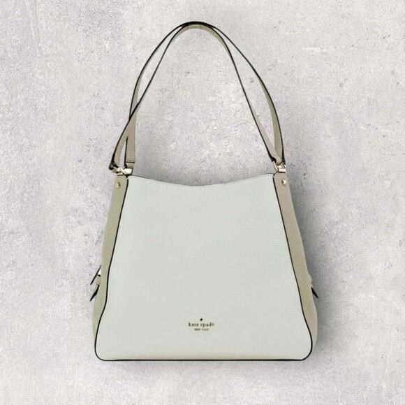Kate Spade New York Handbags - Kate Spade Leila Medium Triple Compartment Shoulder Bag light sand & warm beige